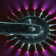 Illustration for article titled Check out this wheel of purple fire!
